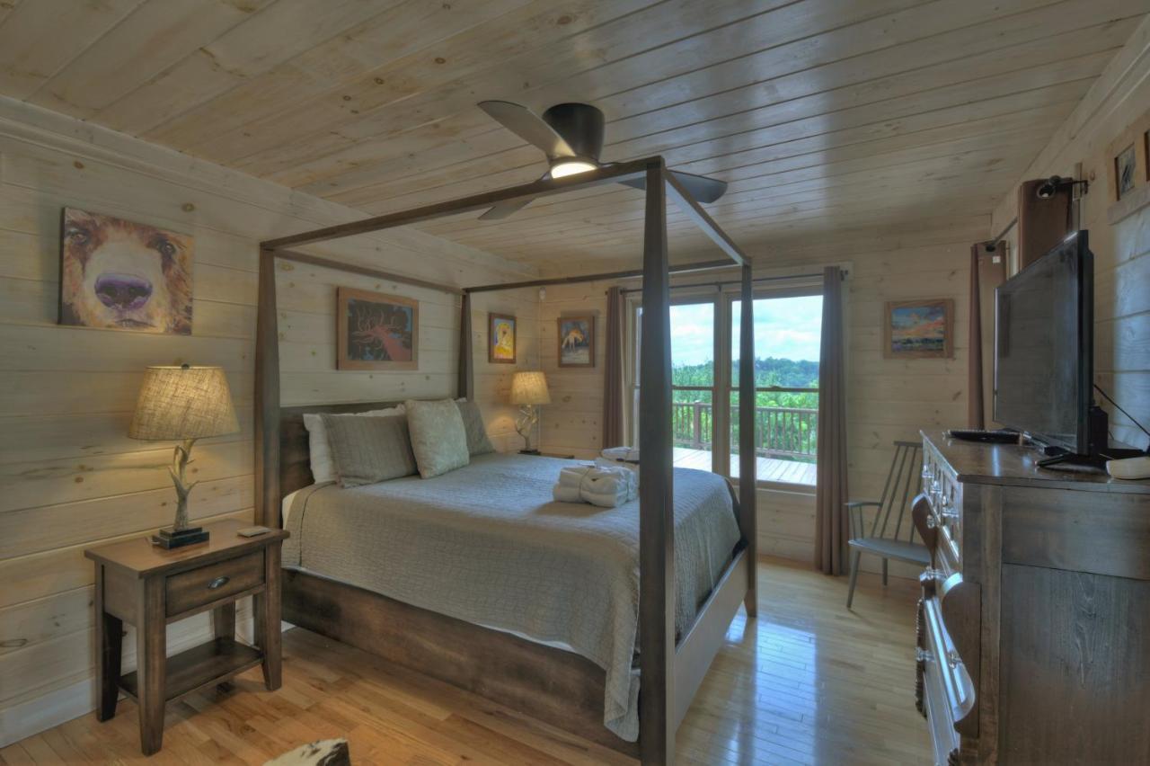 Champagne Chalet - Cuddleup Villa Morganton Ngoại thất bức ảnh